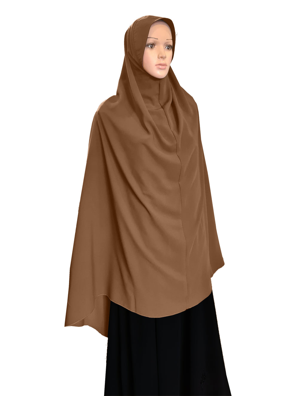 Modest Women's Stylish Soft Crepe FATHIMA Round C Cap Salafi Hijab