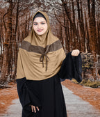 Mehar Shakira Elegant Dual-Tone Knot Hijab