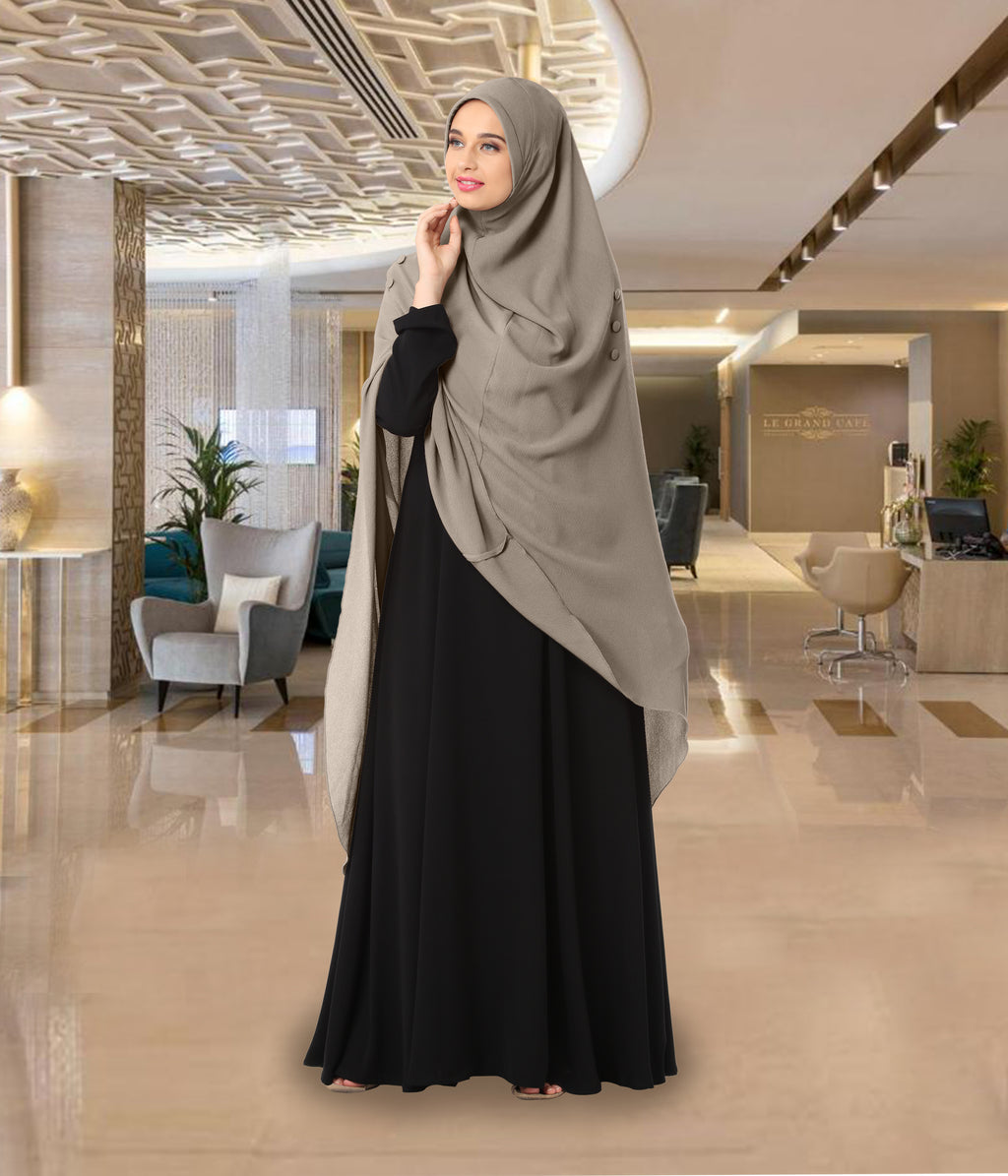 Modest Women's Stylish Rich Premium Texture fabric Crepe Long Hijab HEERA HAMDA