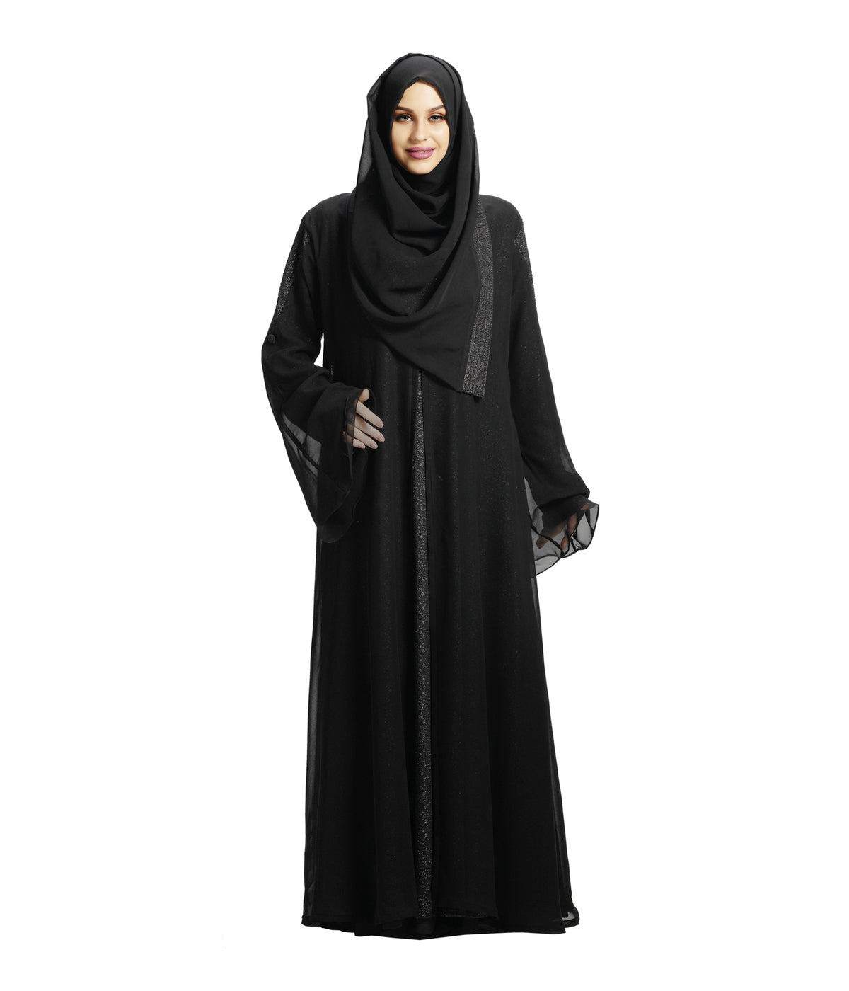 Women's Modestly Stylish Look Classy and elegant Aaila Overcoat Abaya