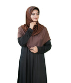Mehar Hijab Muslim Women's Dual Layer & Dual Texture Fabric Zaira Hijab