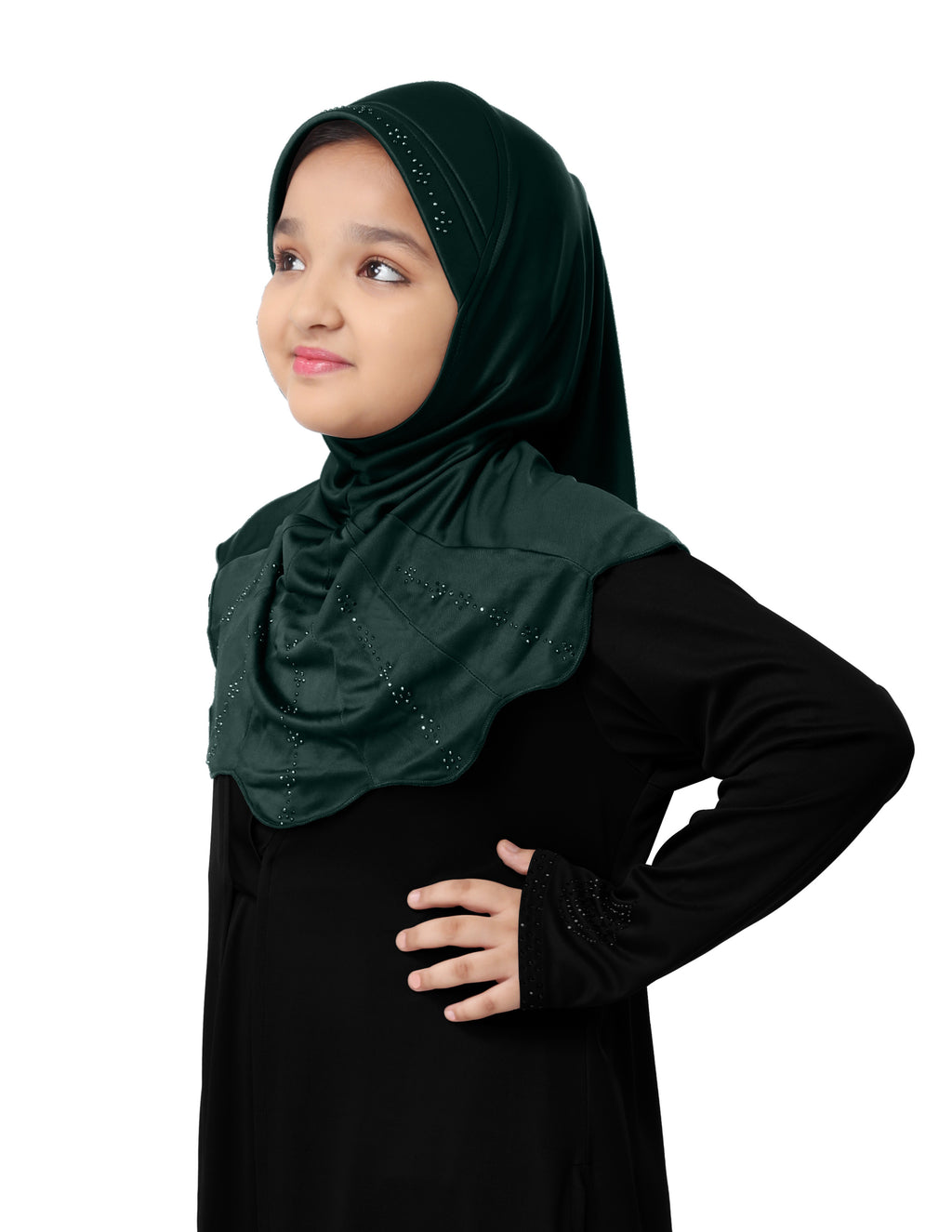 MEHAR HIJAB'S Kids Embellished Girl's Scarf Little Meharin Hijab