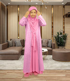 Mehar Hijab's Girls's 3 - Ps Abaya Set Elegant Look Fara Little Abaya