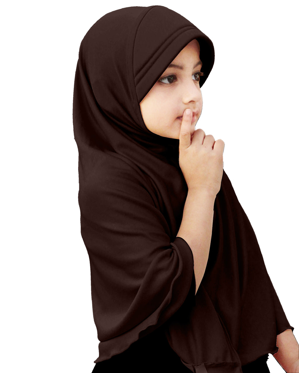 Mehar Hijab's Girl's Plain Long Hijab feel good Little Ma-ale Hijab