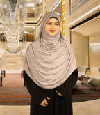Modest Women's Fleeted Stylish Feel Good Fabric FAEEZAH Hijab Wheat