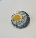 3 Pcs Hijab Pins Round designed Buttons, Strong Hijab Pins for Women Brooches