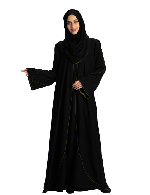 Mehar Women's Stylish Designer Aain Abaya