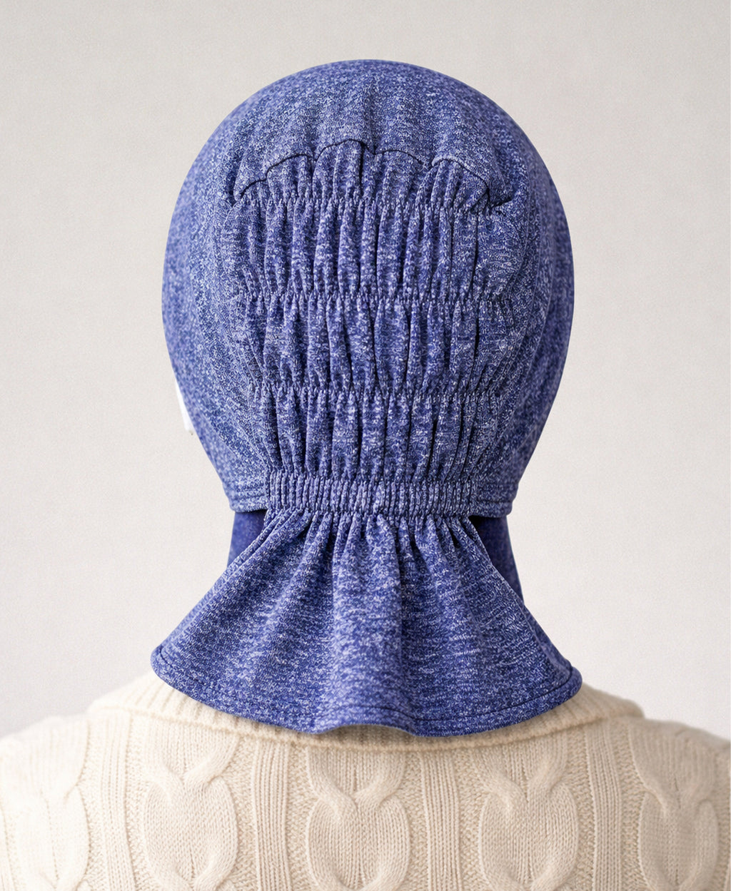 Dr. Ayesha Volume Tail Cap,Stretch Hijab with Stethoscope Ear Hole.Breathable