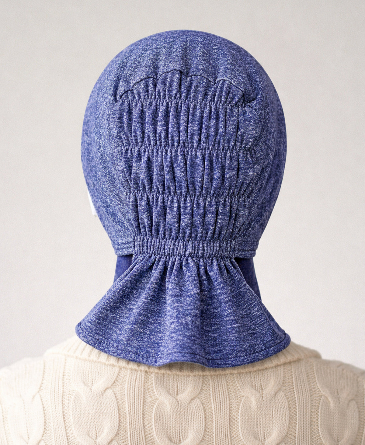 Dr. Ayesha Volume Tail Cap,Stretch Hijab with Stethoscope Ear Hole.Breathable