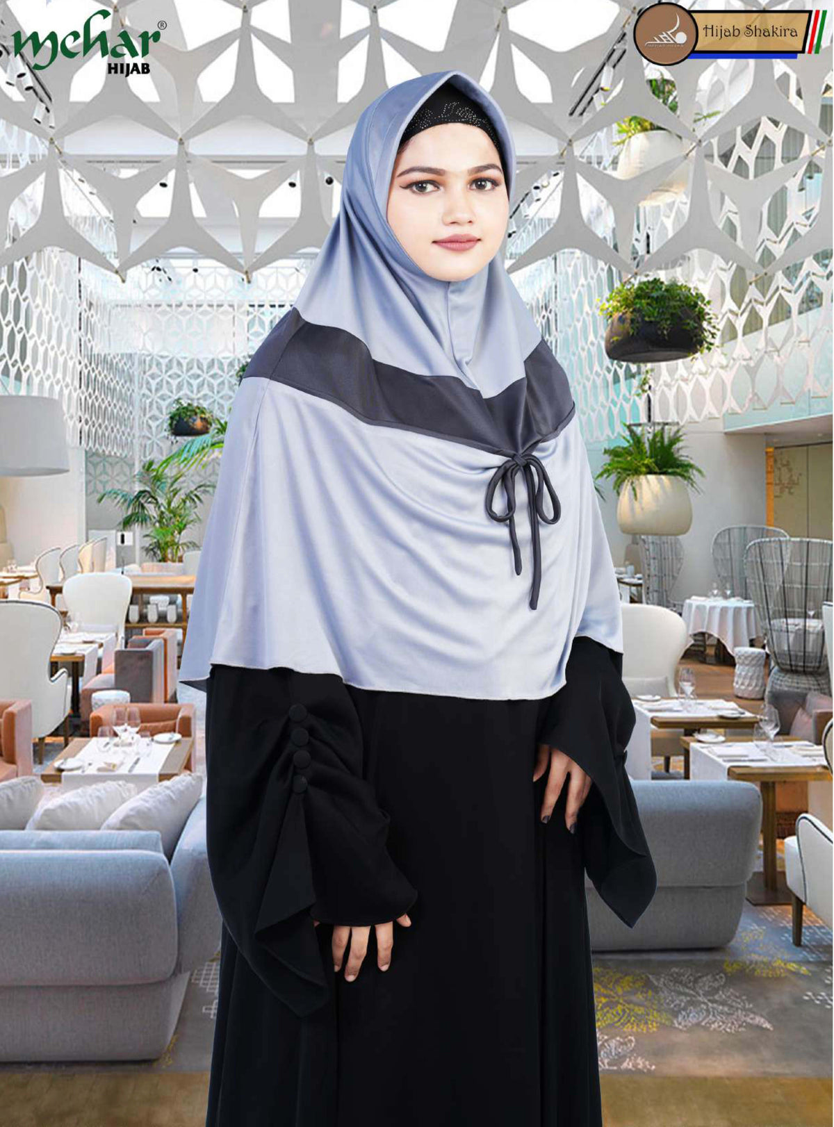 Modest Fashion Women's Dual Color Shakira Hijab