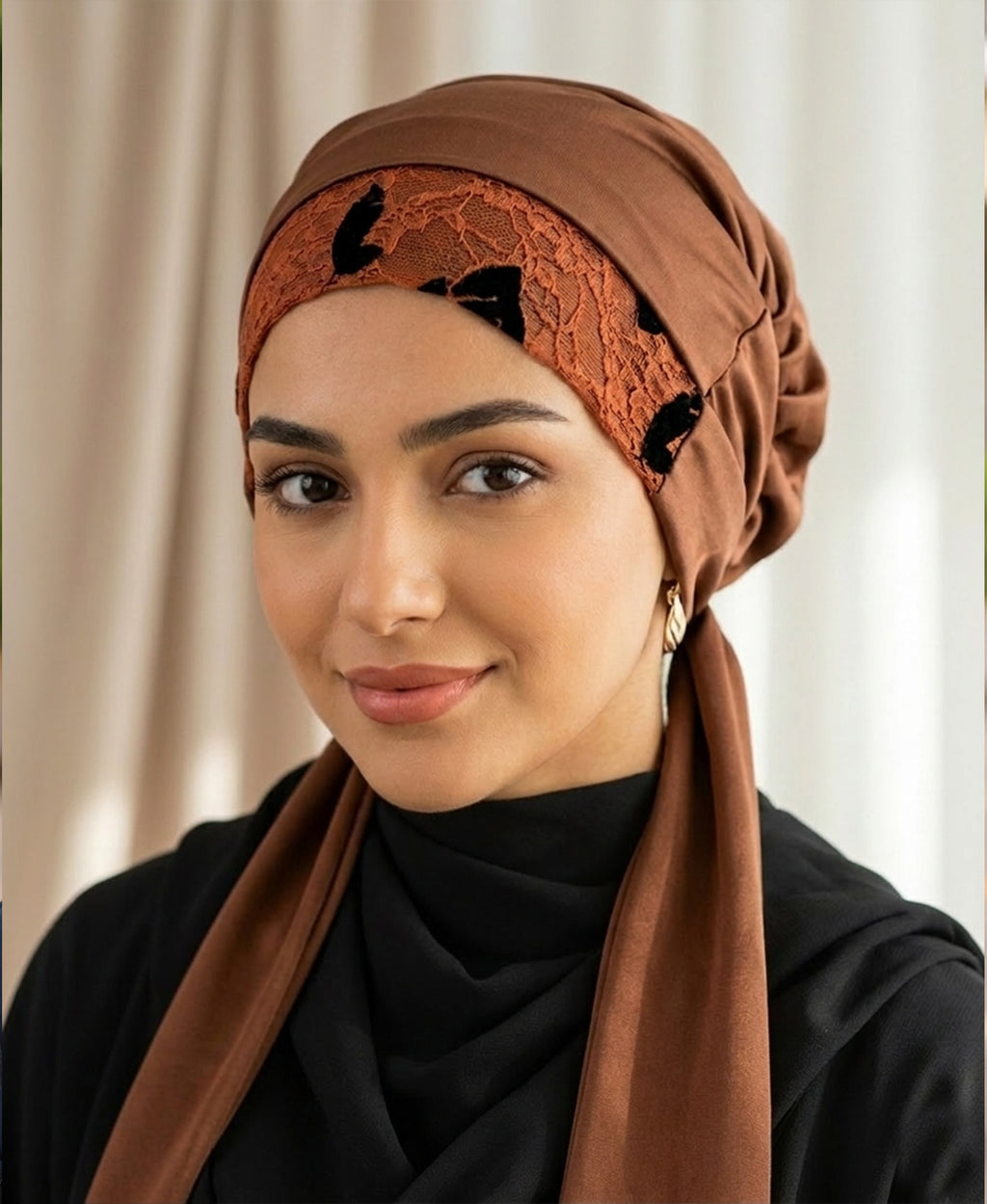 Jacquard Net Tail Cap