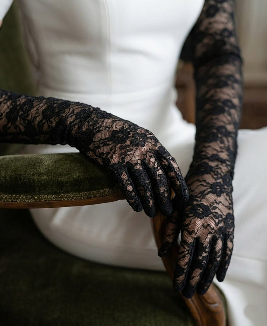 Full Finger Lace Gloves