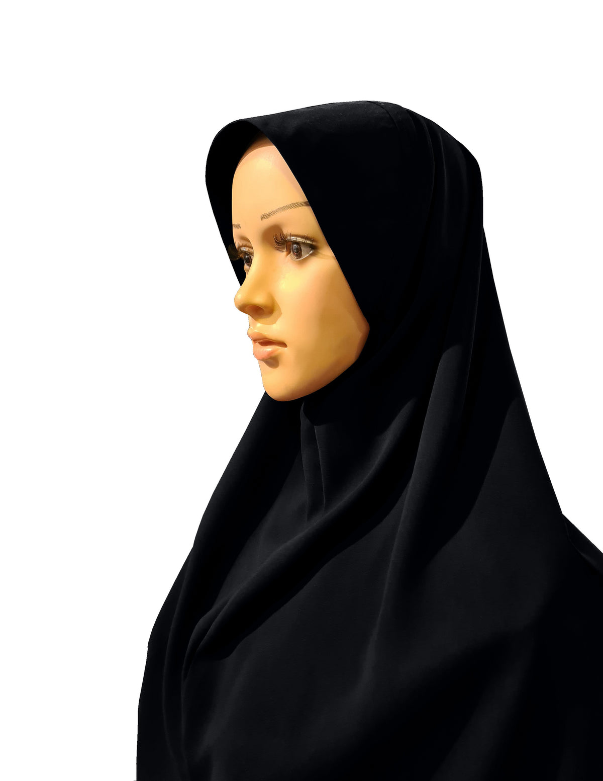 Modest Women's Stylish Soft Crepe FATHIMA Round C Cap Salafi Hijab