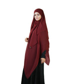 Mehar's Modest Three Layer Long Khimar