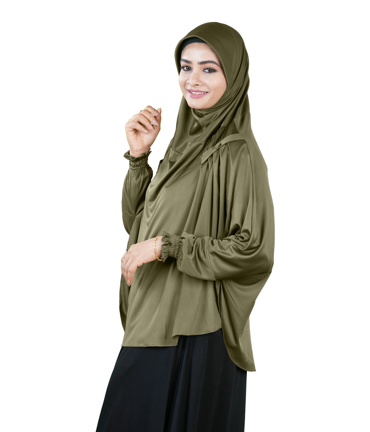 Mehar Hijabs Modest Elegant Saima Farasha type Hijab – One-Piece
