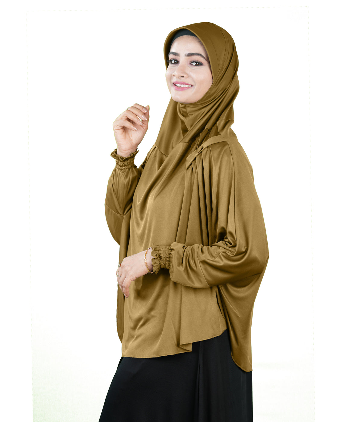 Mehar Hijabs Modest Elegant Saima Farasha type Hijab – One-Piece