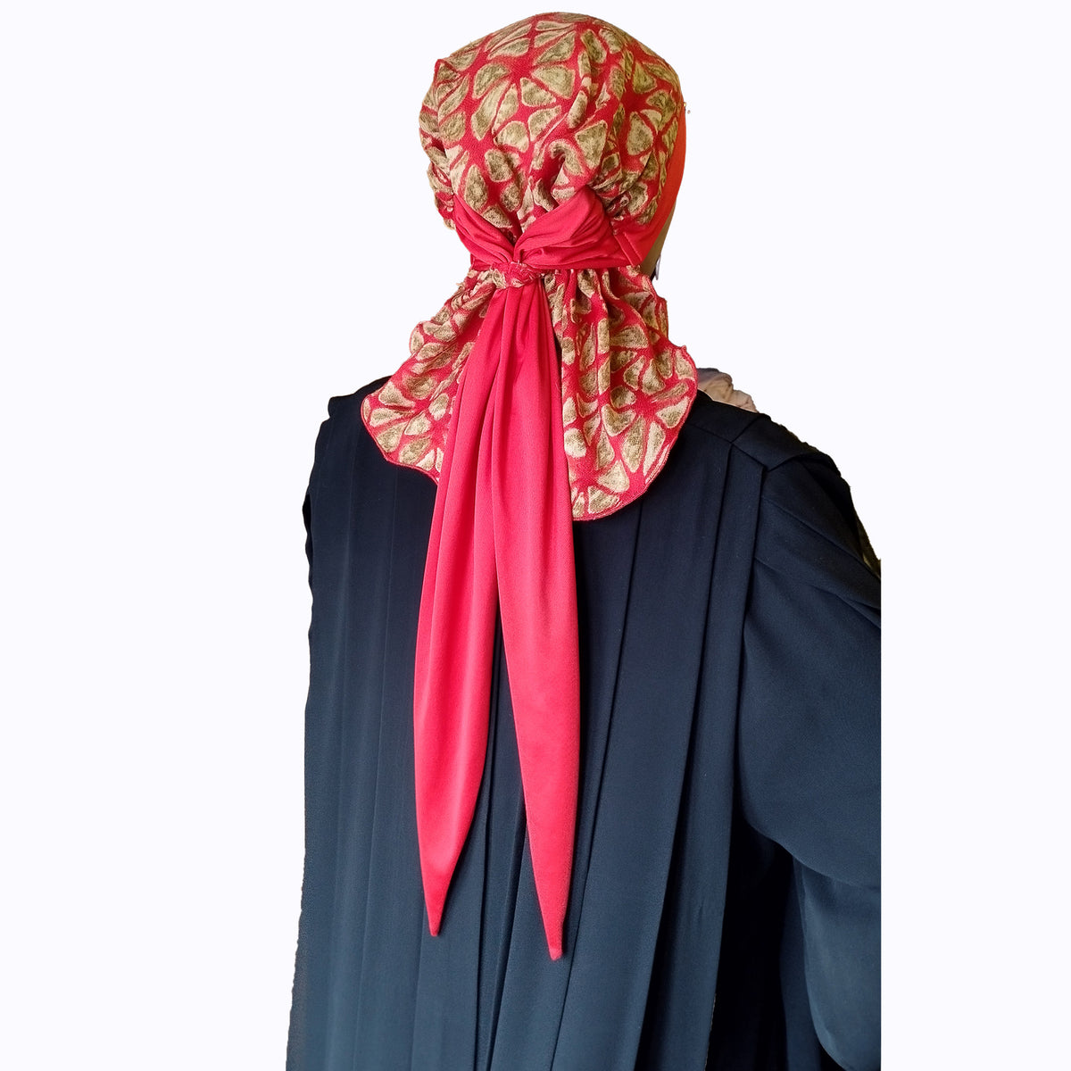 Women's Stylish Printed long tale caps (set of 2)