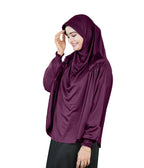 Mehar Hijabs Modest Elegant Saima Farasha type Hijab – One-Piece