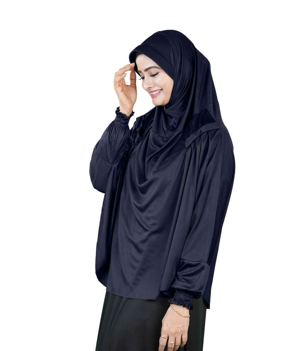 Mehar Hijabs Modest Elegant Saima Farasha type Hijab – One-Piece