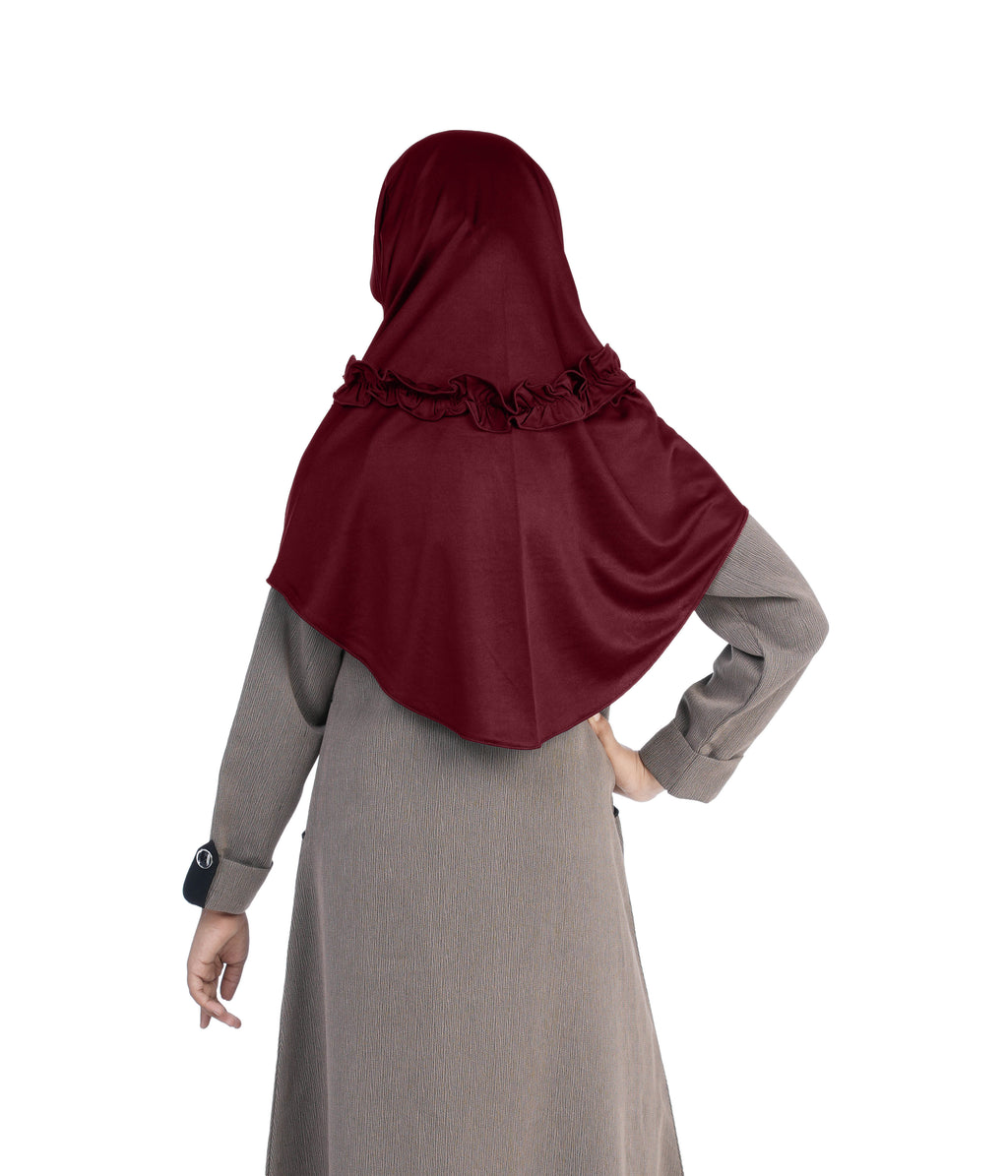 Mehar Little Nidha Hijab for Girls – Embellished with Embroidery & a