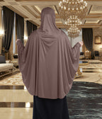 Women's Stylish Soft Rich Polyester Fabric Hanana Sleeve Hijab F Size