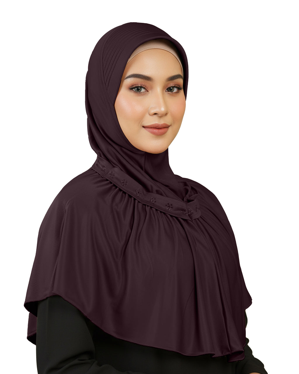 MEHAR HIJAB Fadya Hijab for Women - Satin, Ready-to-Wear