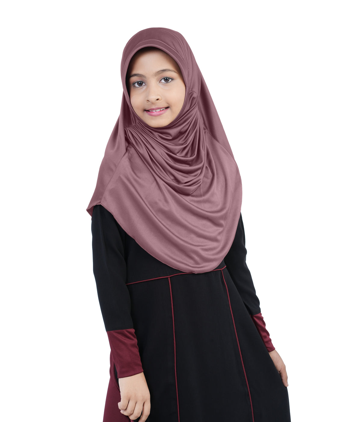 Mehar Diya Hijab for Girls – Premium Black Ready-to-Wear Islamic Hijab | Comfort