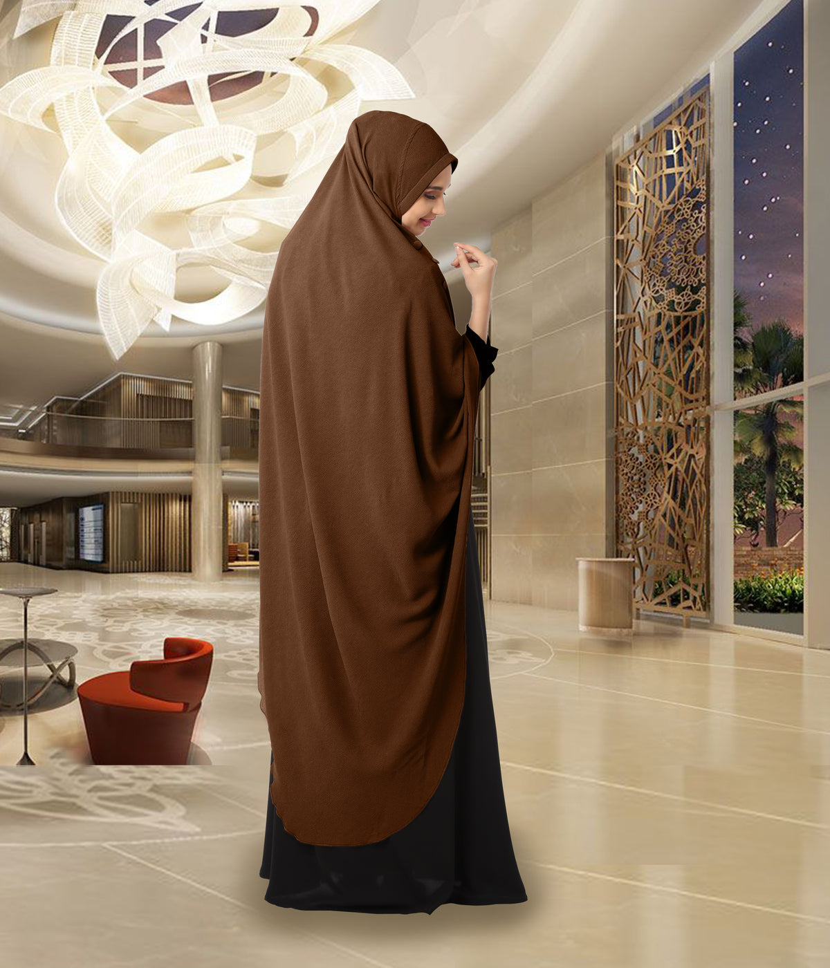 Modest Women's Stylish Rich Premium Texture fabric Crepe Long Hijab HEERA HAMDA