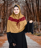 Mehar Shakira Elegant Dual-Tone Knot Hijab