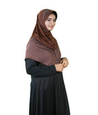 Mehar Hijab Muslim Women's Dual Layer & Dual Texture Fabric Zaira Hijab