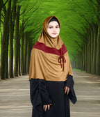 Mehar Shakira Elegant Dual-Tone Knot Hijab