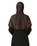 Fadya Hijab Modest Hijab With Neck Stone Embellishment & Elegant Frill Design