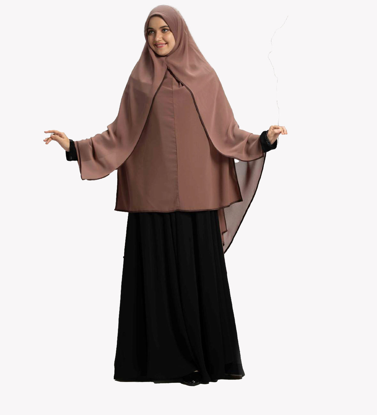 Modest Women's Stylish Soft Rich Two Layer Lafiza
