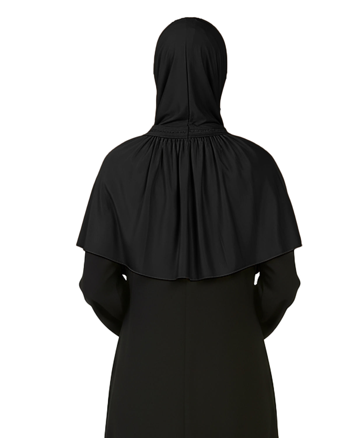 Fadya Hijab Modest Hijab With Neck Stone Embellishment & Elegant Frill Design