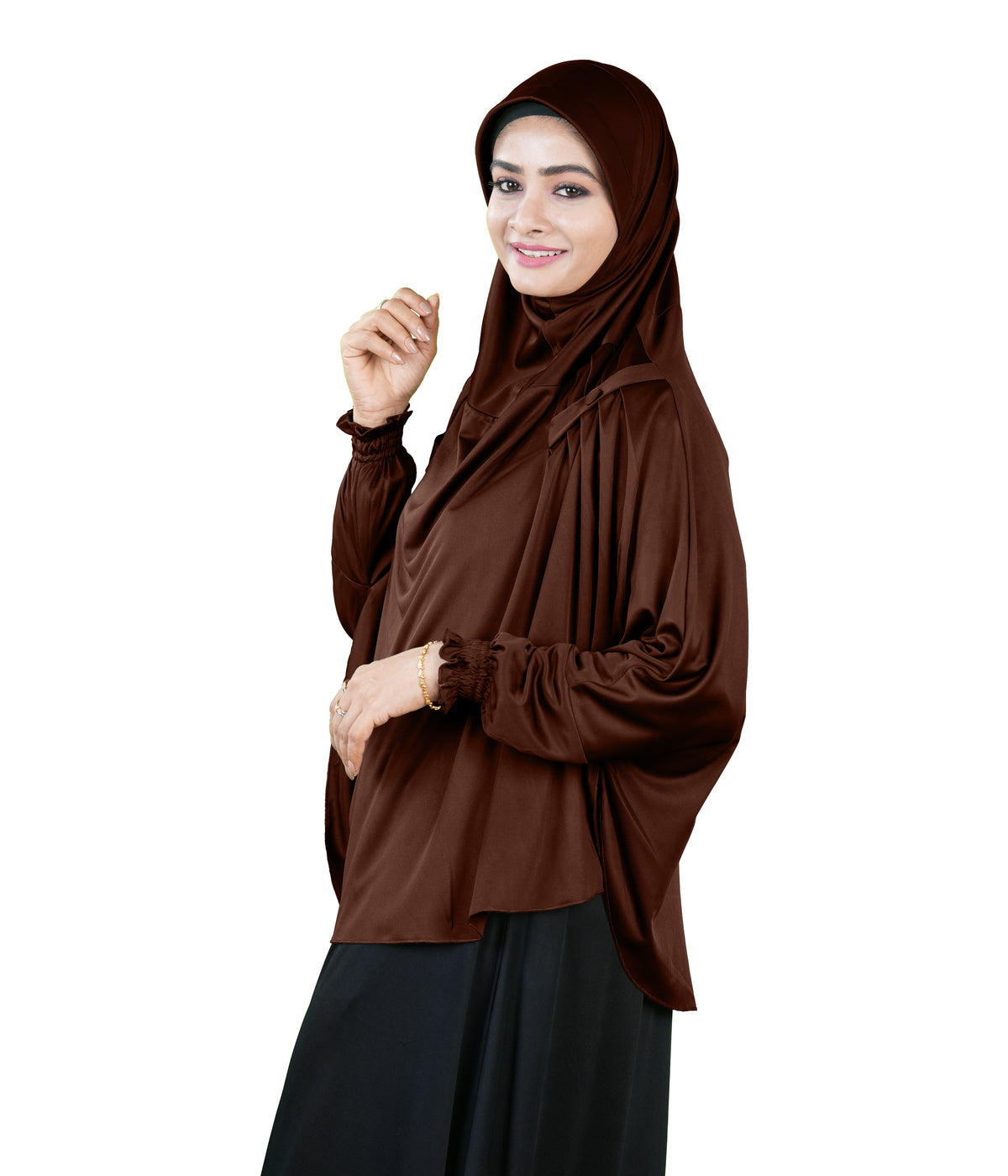 Mehar Hijabs Modest Elegant Saima Farasha type Hijab – One-Piece Modest
