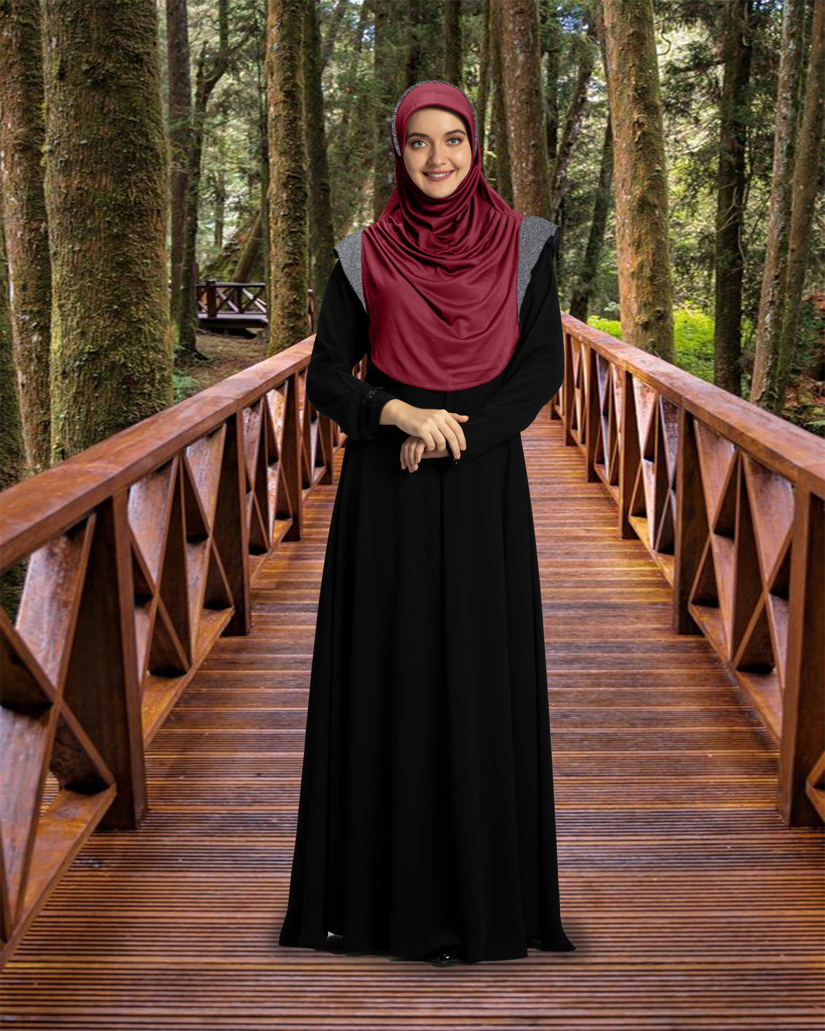 Mehar Hijab's Modest Women's Designed Stylish Cut Naaz Hijab XL
