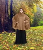 Women's Stylish Soft Rich Polyester Fabric Hanana Sleeve Hijab F Size