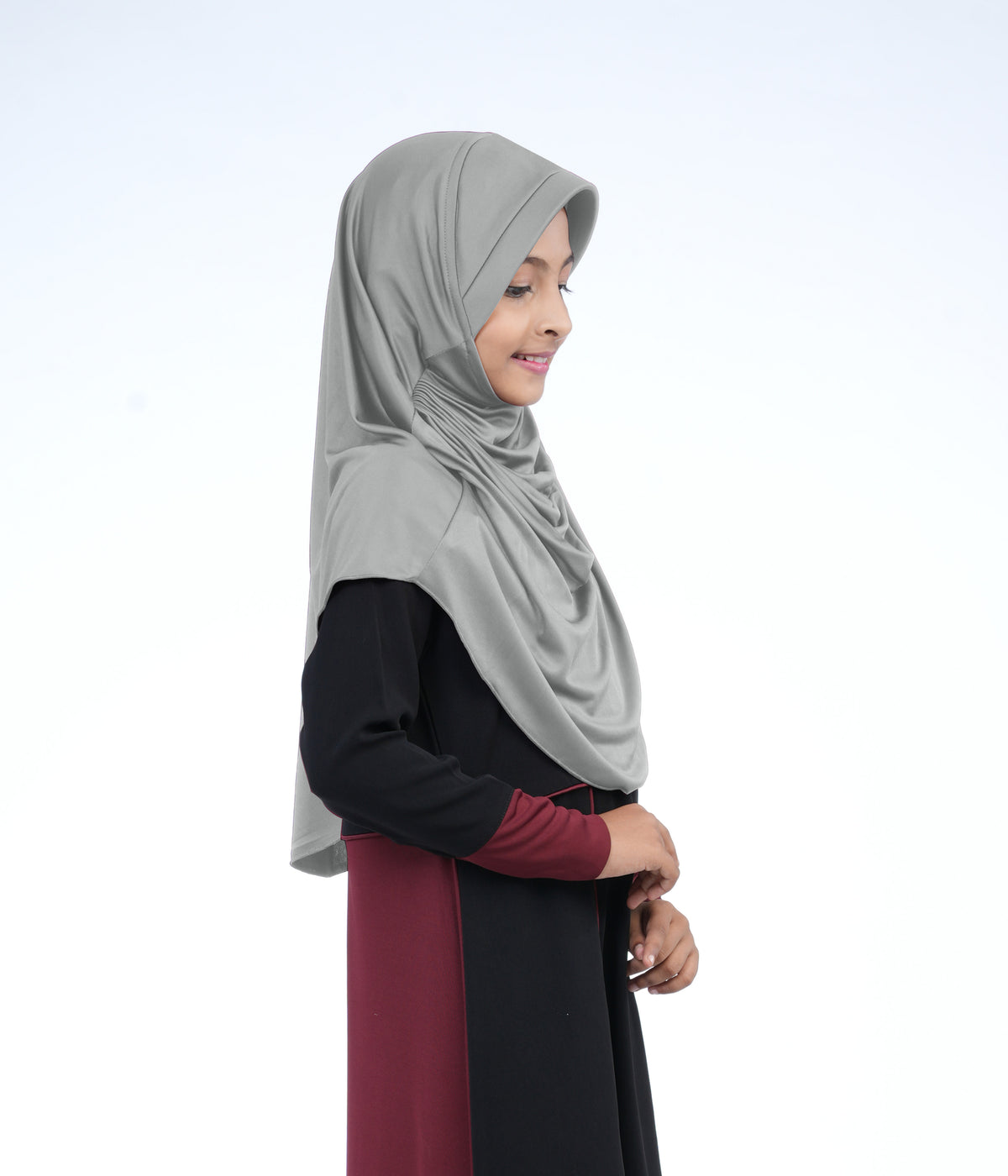 Mehar Diya Hijab for Girls – Premium Black Ready-to-Wear Islamic Hijab | Comfort