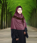 Mehar Shakira Elegant Dual-Tone Knot Hijab