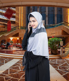 Mehar Shakira Elegant Dual-Tone Knot Hijab