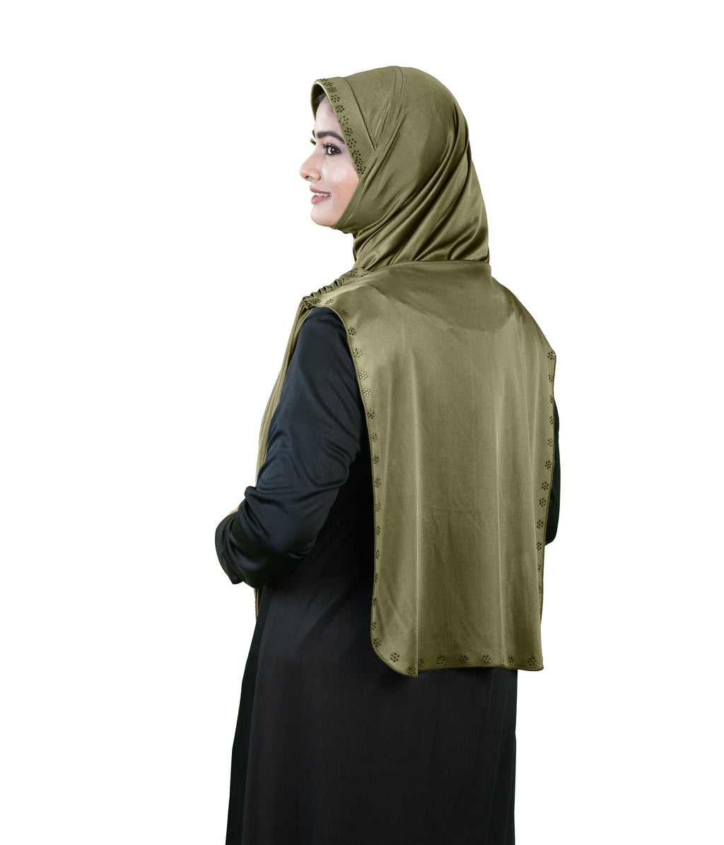 Modest Fashion by Mehar Laila Two-Piece Frilled Hijab Set