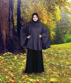 Women's Stylish Soft Rich Polyester Fabric Hanana Sleeve Hijab F Size
