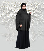 Women's Stylish Soft Rich Polyester Fabric Hanana Sleeve Hijab F Size