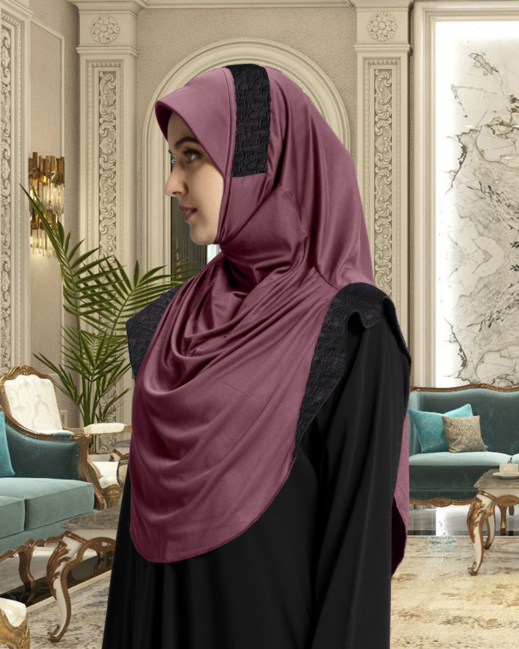 Modest Fashion Women's Soft feel good Fabric Naaz Hijab