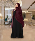 Modest Women's Stylish Rich Premium Texture fabric Crepe Long Hijab HEERA HAMDA