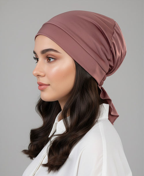 Aleena Tail Cap – Premium Hijab Undercap with Elegant Tail, Soft Stretch Modest