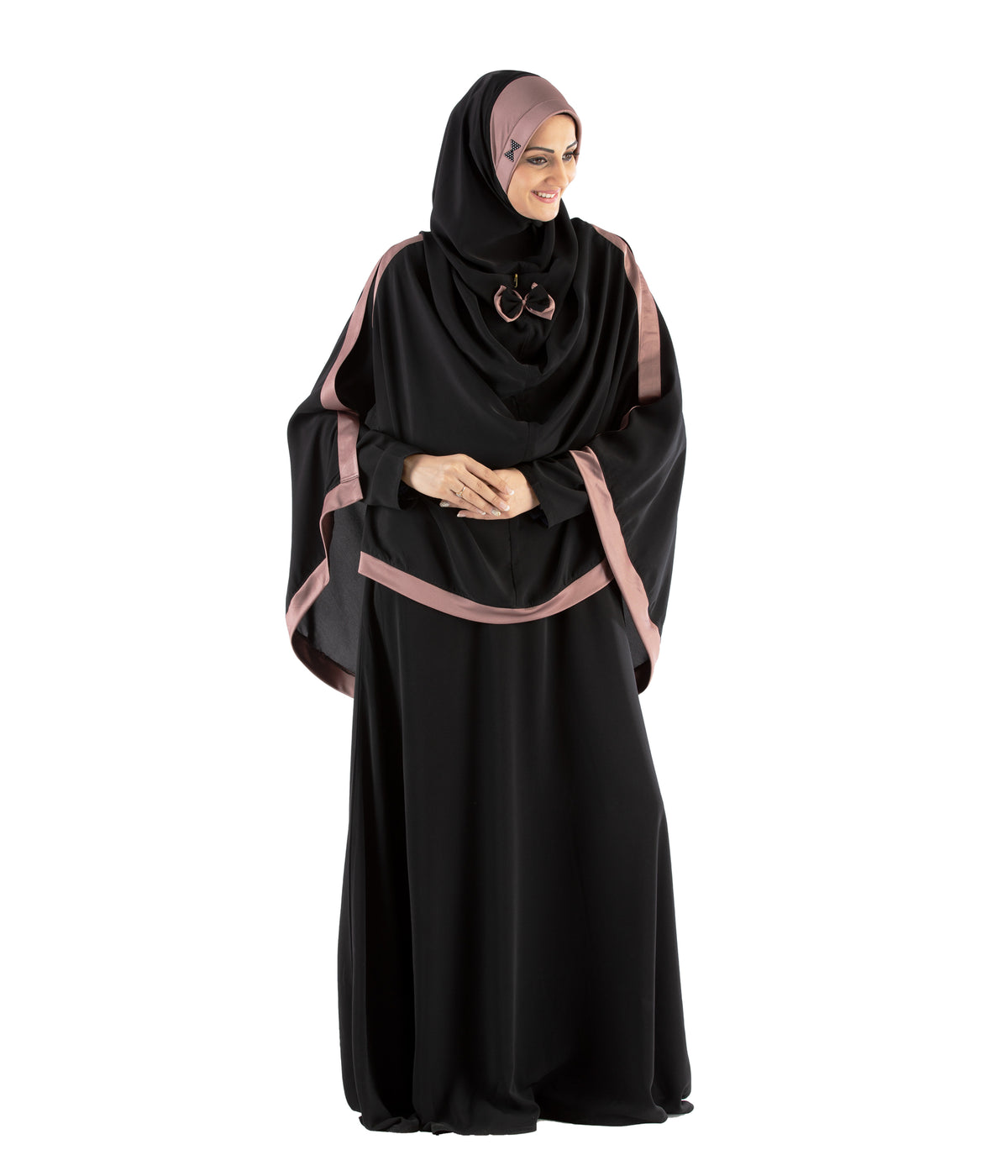 Modest Women's Stylish Soft Rich Crepe Long Hijab GHANIA KHIMAR