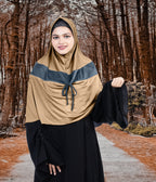 Mehar Shakira Elegant Dual-Tone Knot Hijab