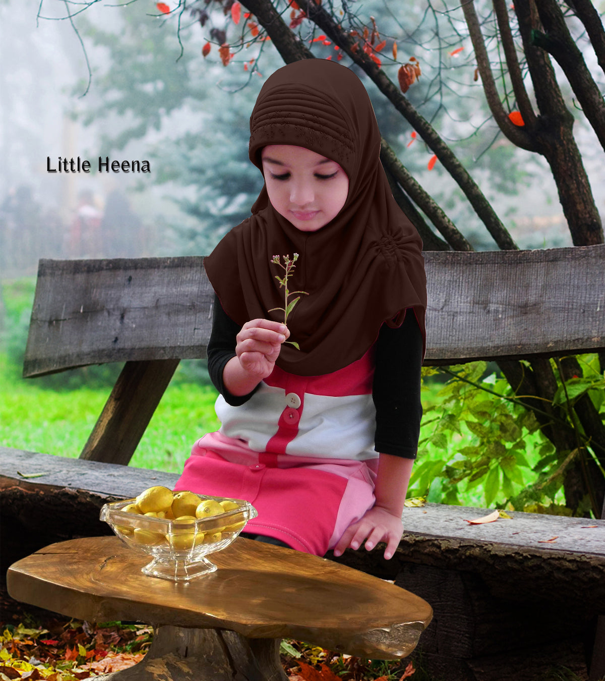 MEHAR HIJAB'S Girl's Scarf Embellished Little Heena Hijab