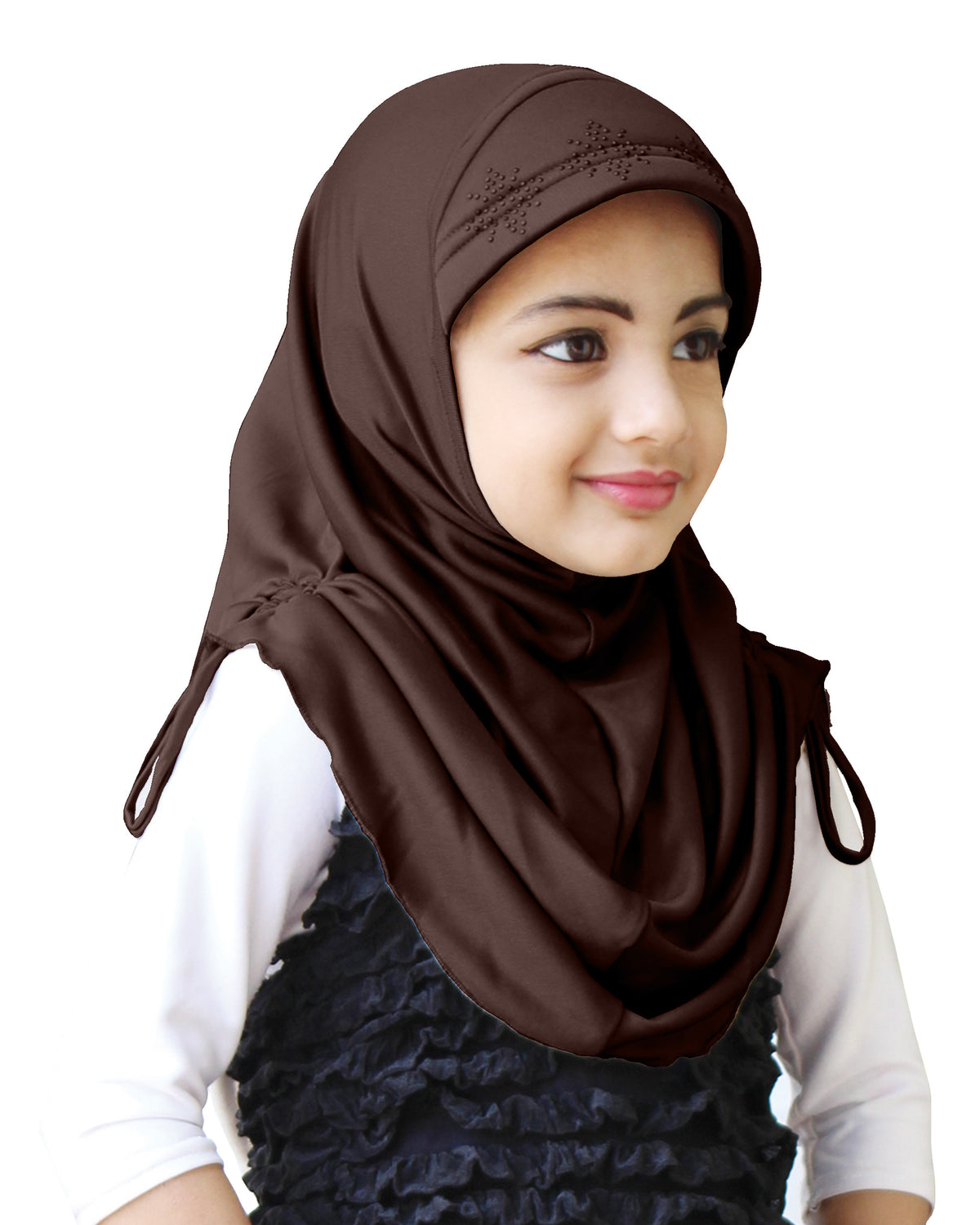 MEHAR HIJAB'S Girl's Scarf Embellished Little Heena Hijab